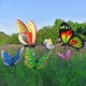 发光蝴蝶雕塑景观小品图