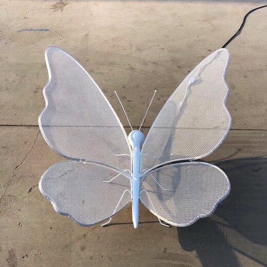 发光玻璃钢蝴蝶雕塑模型