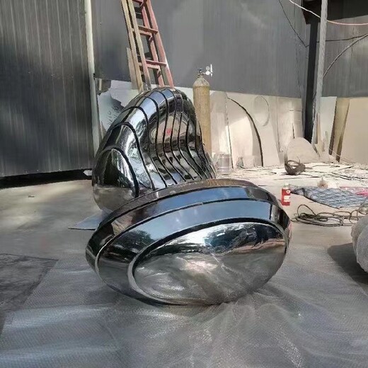 鏡面不銹鋼鵝卵石雕塑工廠