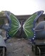 生产不锈钢镂空发光蝴蝶雕塑模型图
