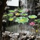 不銹鋼蓮花雕塑裝飾圖