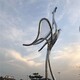 不銹鋼仙鶴雕塑圖
