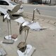 新疆不锈钢仙鹤雕塑图