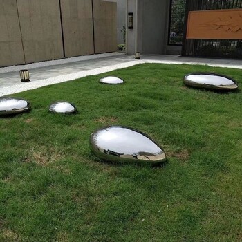 定做不銹鋼石頭造型雕塑工藝品