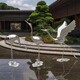 玻璃钢仙鹤雕塑定制图