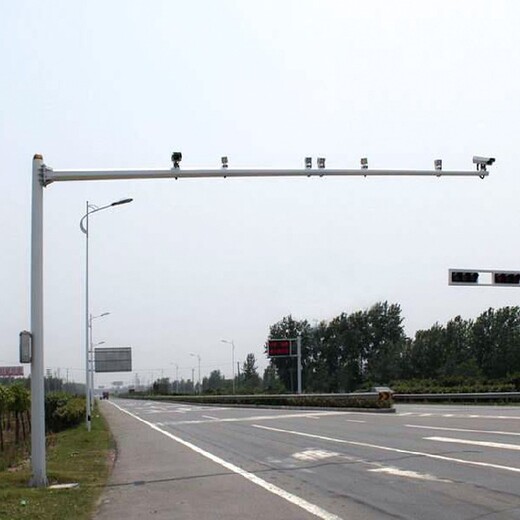 成都室外監(jiān)控立桿成都球機(jī)監(jiān)控?zé)魲U燈桿制造廠家