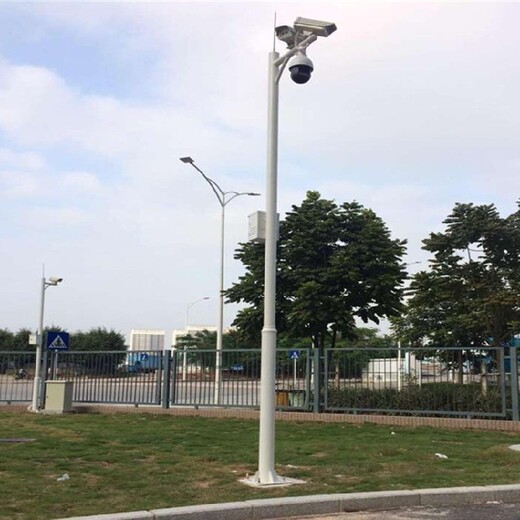 四川道路综合杆成都球机监控灯杆杆件制造厂家
