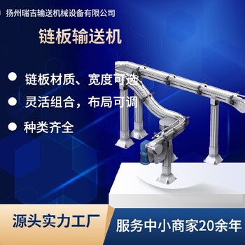 小型链板输送机价格选扬州瑞吉20年老品牌