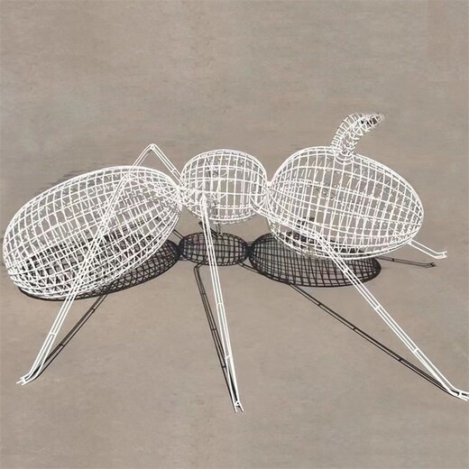 不銹鋼絲螞蟻雕塑藝術(shù)品