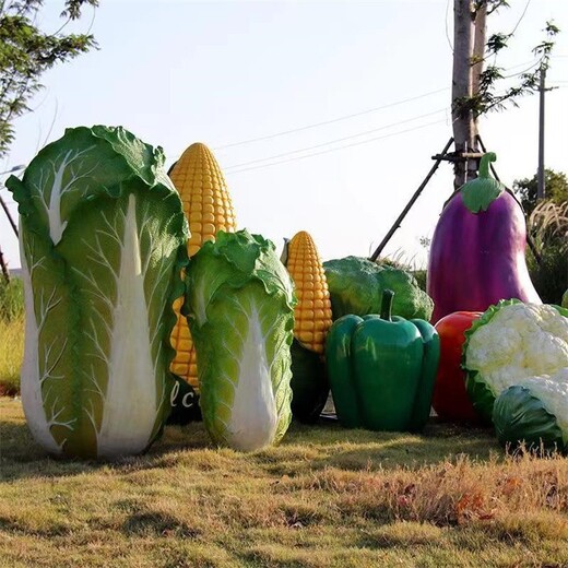 城市玻璃钢仿真水果蔬菜雕塑工艺品