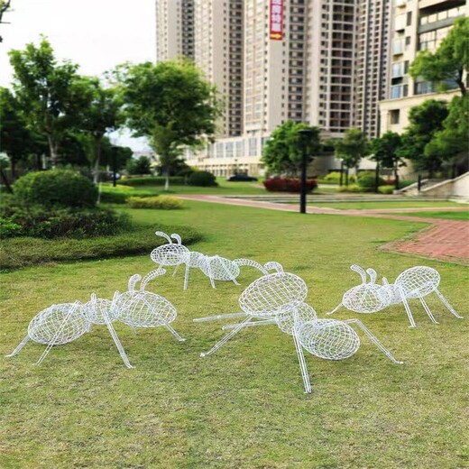 制作不锈钢蚂蚁雕塑景观小品