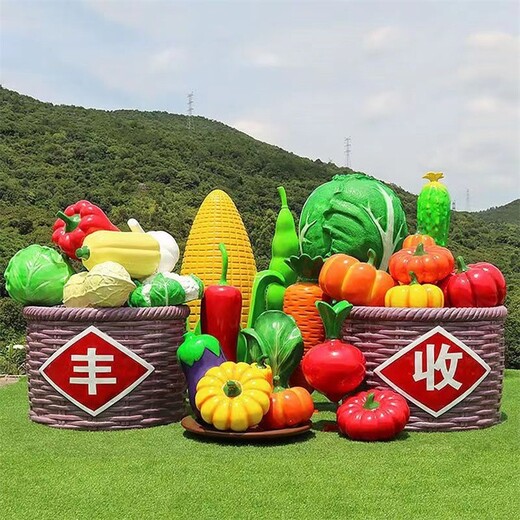 大型玻璃鋼水果雕塑加工