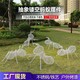 大型不锈钢昆虫蚂蚁雕塑产品图