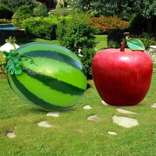 制作大型玻璃钢水果蔬菜雕塑工艺品