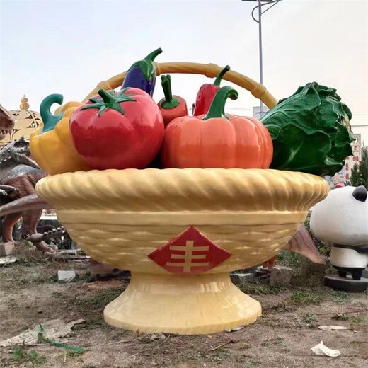 大型籃子雕塑工藝品