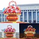 大型玻璃鋼籃子雕塑圖