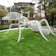 不锈钢丝网蚂蚁雕塑制作图