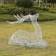 定做不锈钢镂空动物雕塑模型图