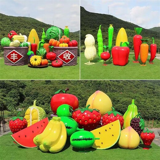 加工玻璃鋼蔬菜水果雕塑
