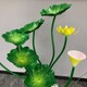 不銹鋼蓮花雕塑圖