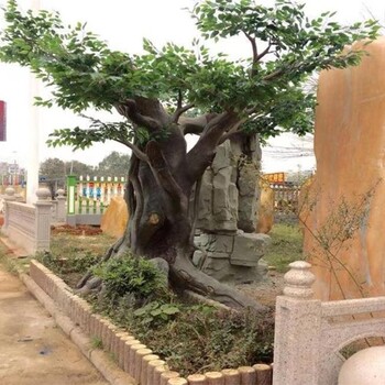 淄博大型生態(tài)園假樹大門施工隊-造型優(yōu)美工期短