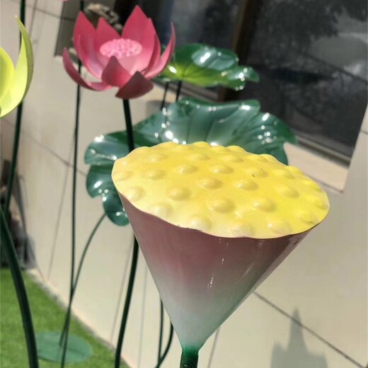 不銹鋼蓮花雕塑美陳