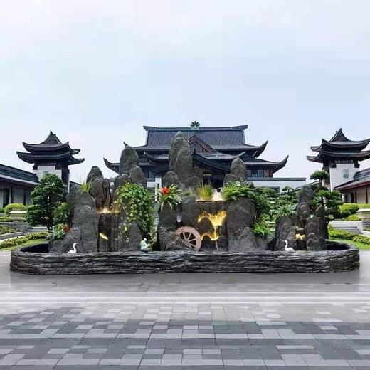 主題酒吧人造假山品質假山造景工程承接