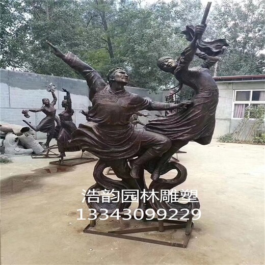 鑄銅少數(shù)民族人物雕塑廠家