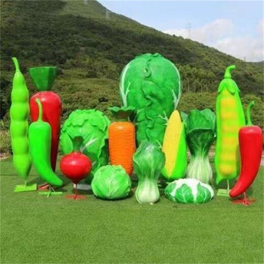 大型玻璃鋼白菜雕塑