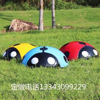 玻璃鋼瓢蟲雕塑定制