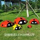 仿真玻璃鋼七星瓢蟲雕塑產(chǎn)品圖
