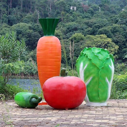 大型水果蔬菜白菜雕塑制作厂家