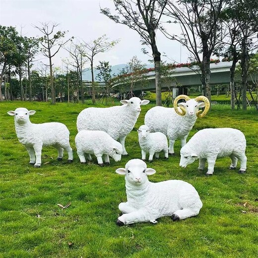 玻璃鋼山羊雕塑制作廠家