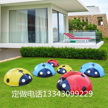 戶外玻璃鋼七星瓢蟲造型款式