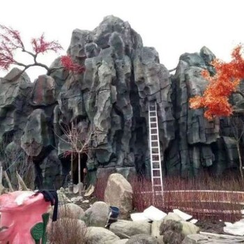 长宁生态园塑石假山景观公司