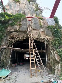 三門峽假山假樹門頭
