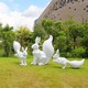 鏤空松鼠雕塑圖