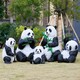 大型熊猫雕塑图