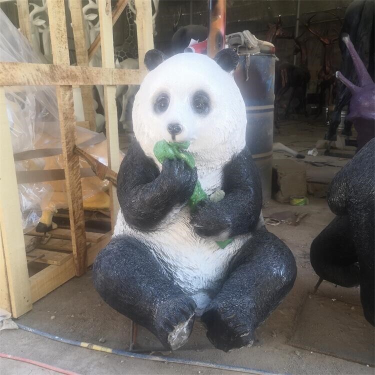 熊猫雕塑定做