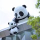 新疆玻璃钢大熊猫雕塑图