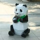 熊猫雕塑造型图