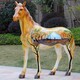 馬雕塑圖
