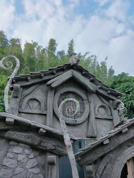 駐馬店假山房屋施工