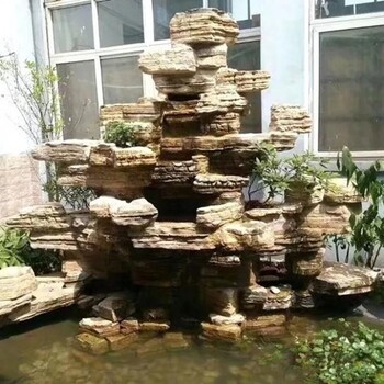 寶山庭院假山魚池廠家促銷