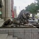 鑄銅獅子雕塑圖