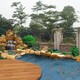 張家口庭院假山魚池圖