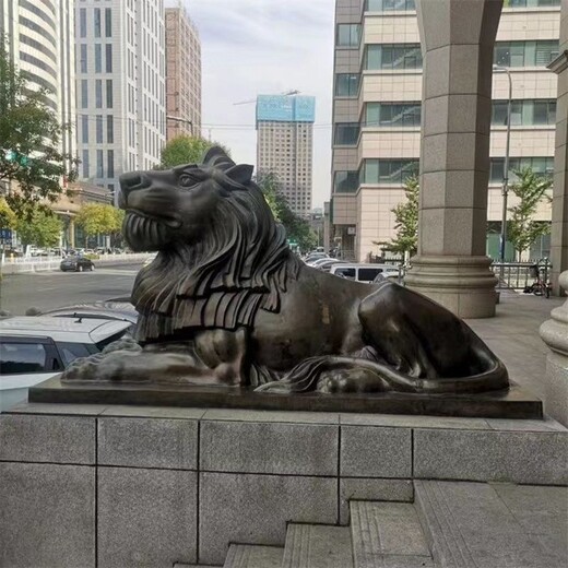 樹脂獅子雕塑定制