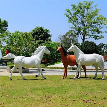 玻璃鋼動物馬雕塑加工