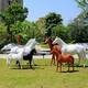 馬雕塑圖