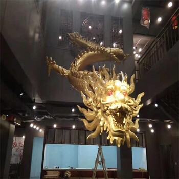 大型玻璃鋼龍雕塑加工廠家